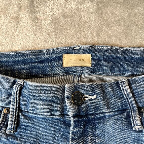 Mother The Looker Ankle Fray in Fingerprints and Muddy Feet Size 27 - Picture 6 of 9